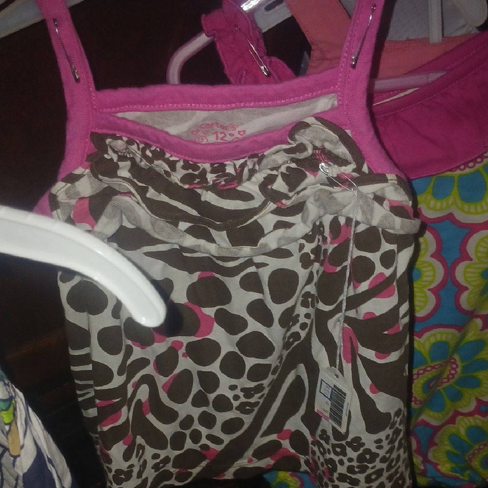 Pink and Brown Animal Print Dress